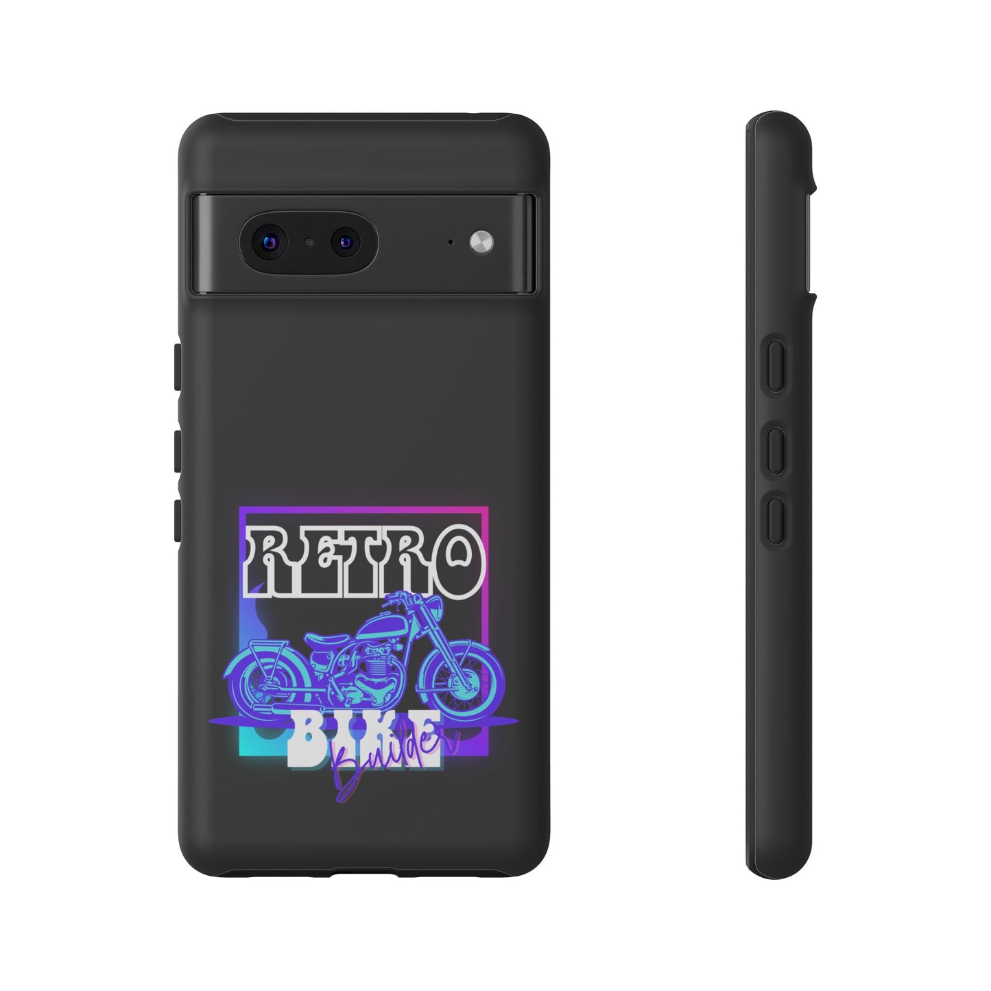 Cell Phone Case | Retro Bike Builder | For iPhone, Samsung Galaxy, and Google Pixel