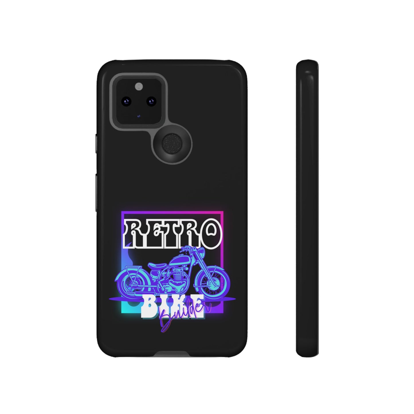Cell Phone Case | Retro Bike Builder | For iPhone, Samsung Galaxy, and Google Pixel