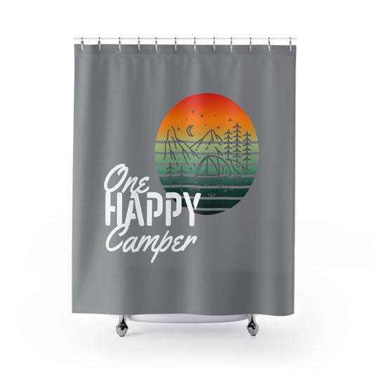 Shower Curtains - One Happy Camper