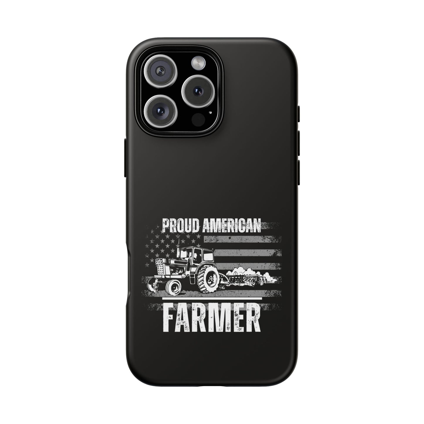 Cell Phone Case | Proud American Farmer | For iPhone, Samsung Galaxy, and Google Pixel