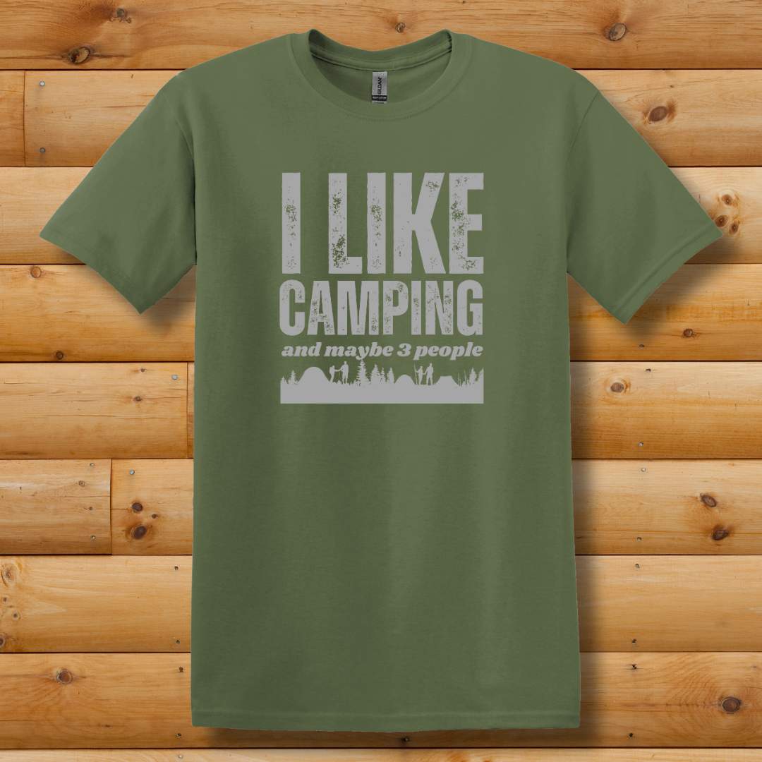 This is image of  I Like Camping T-Shirt version 6