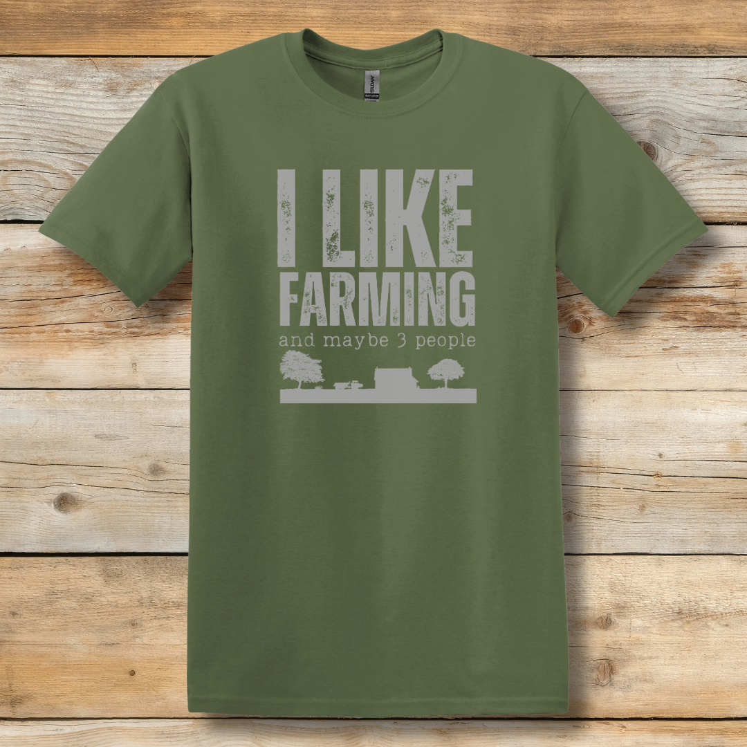 This is image of  I Like Farming T-Shirt version 10
