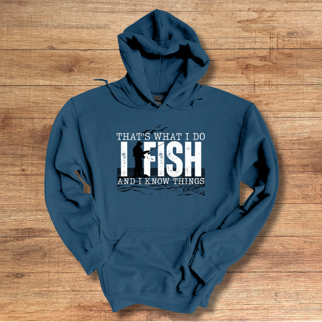 That's What I Do, I Fish Long-Sleeve Hoodie