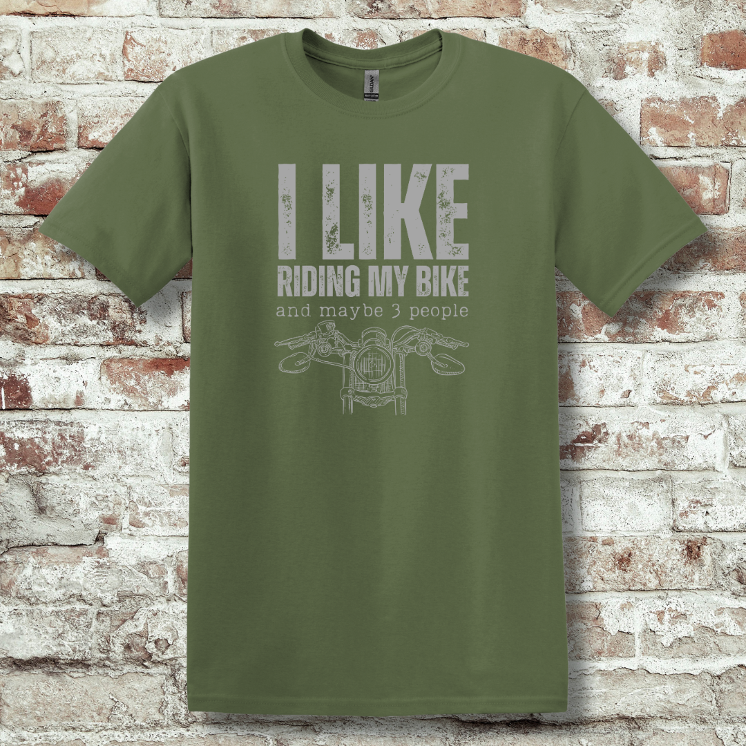 This is image of  I Like Riding My Bike T-Shirt version 11