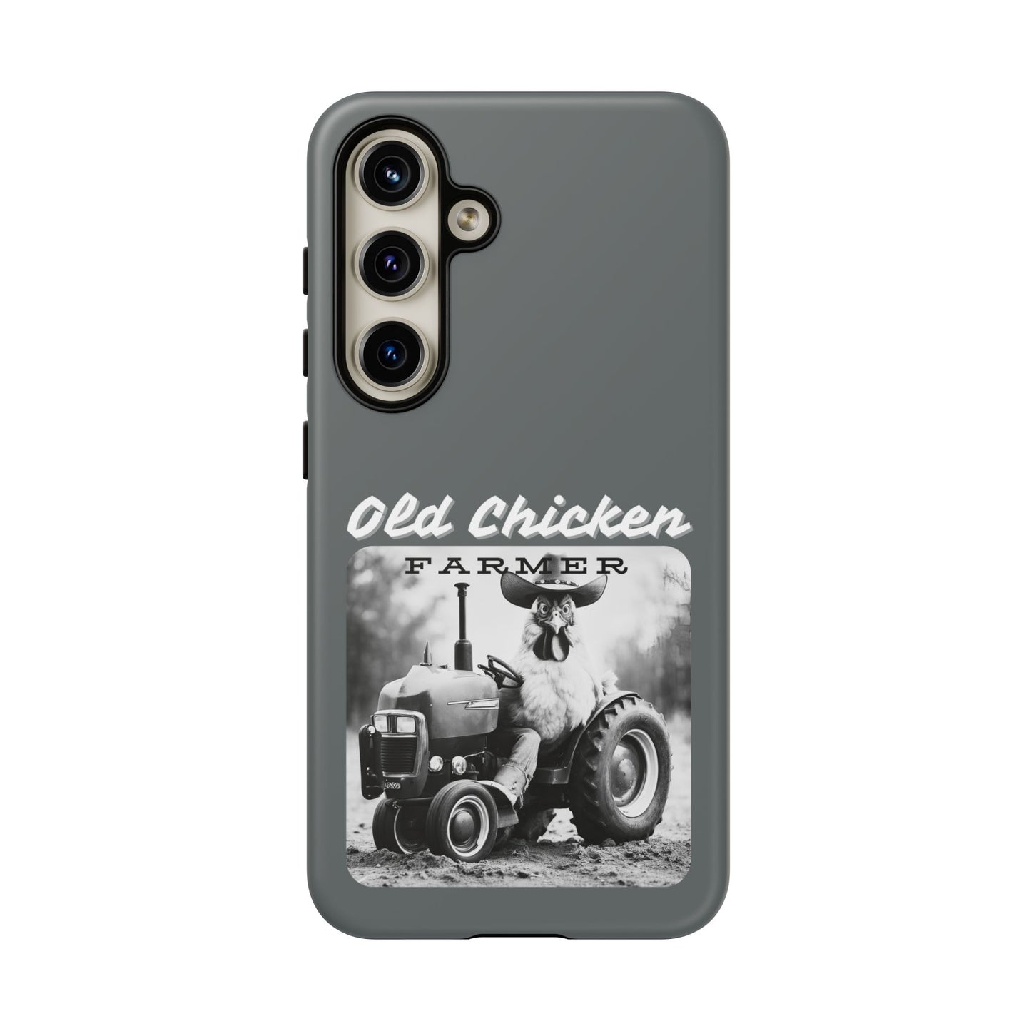 Cell Phone Case | Old Chicken Farmer | For iPhone, Samsung Galaxy, and Google Pixel