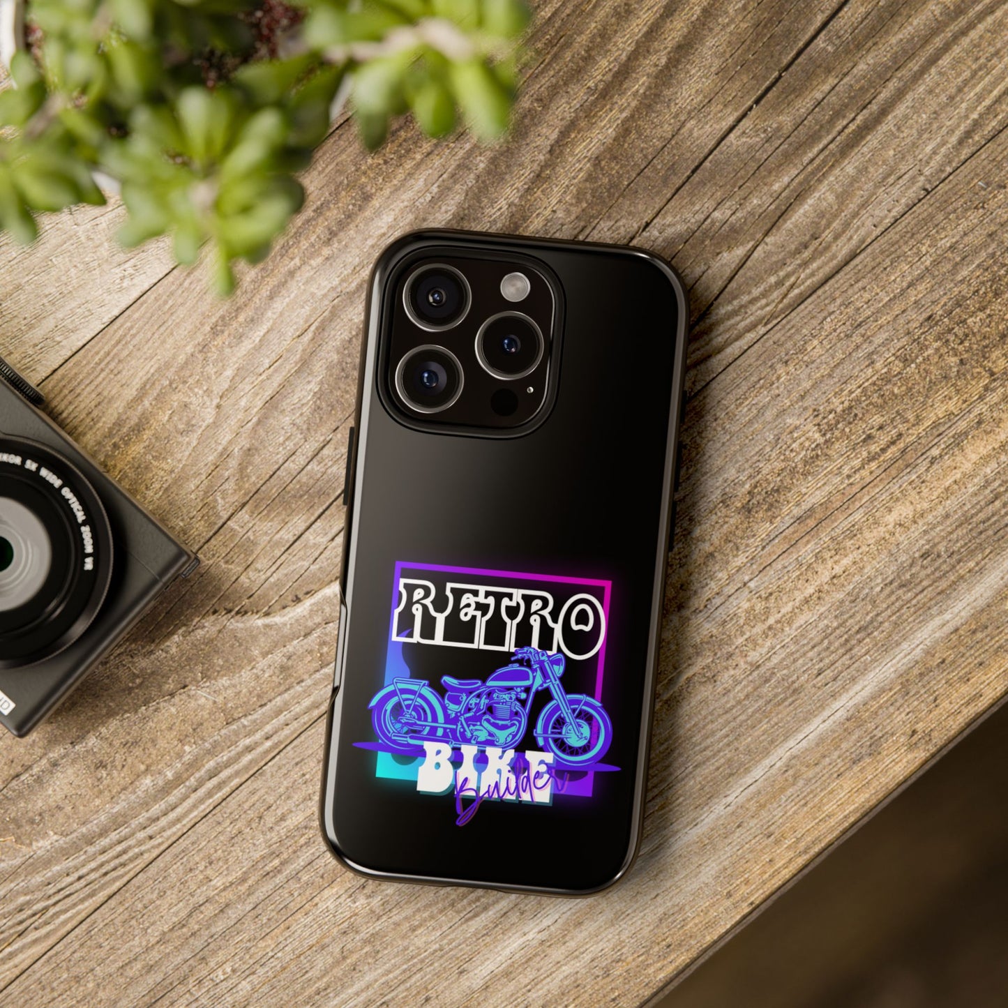 Cell Phone Case | Retro Bike Builder | For iPhone, Samsung Galaxy, and Google Pixel