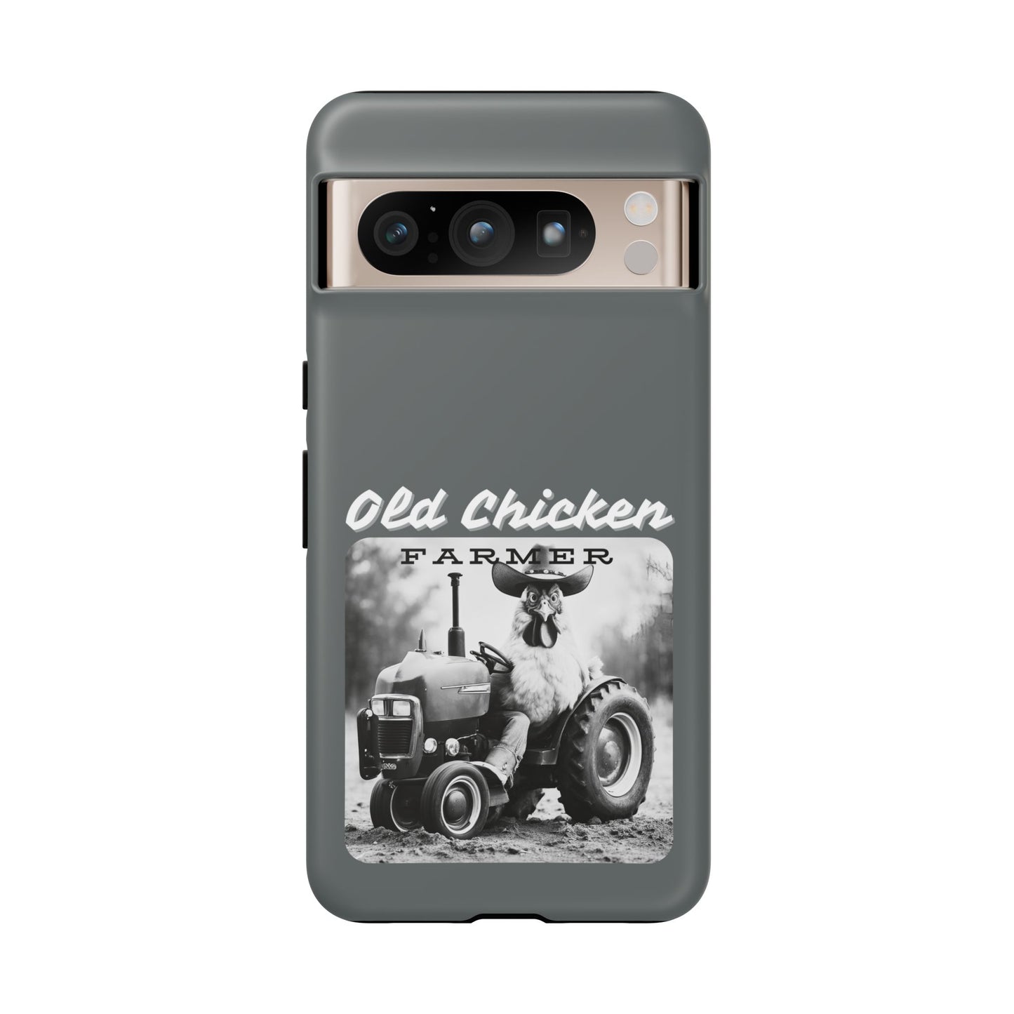 Cell Phone Case | Old Chicken Farmer | For iPhone, Samsung Galaxy, and Google Pixel