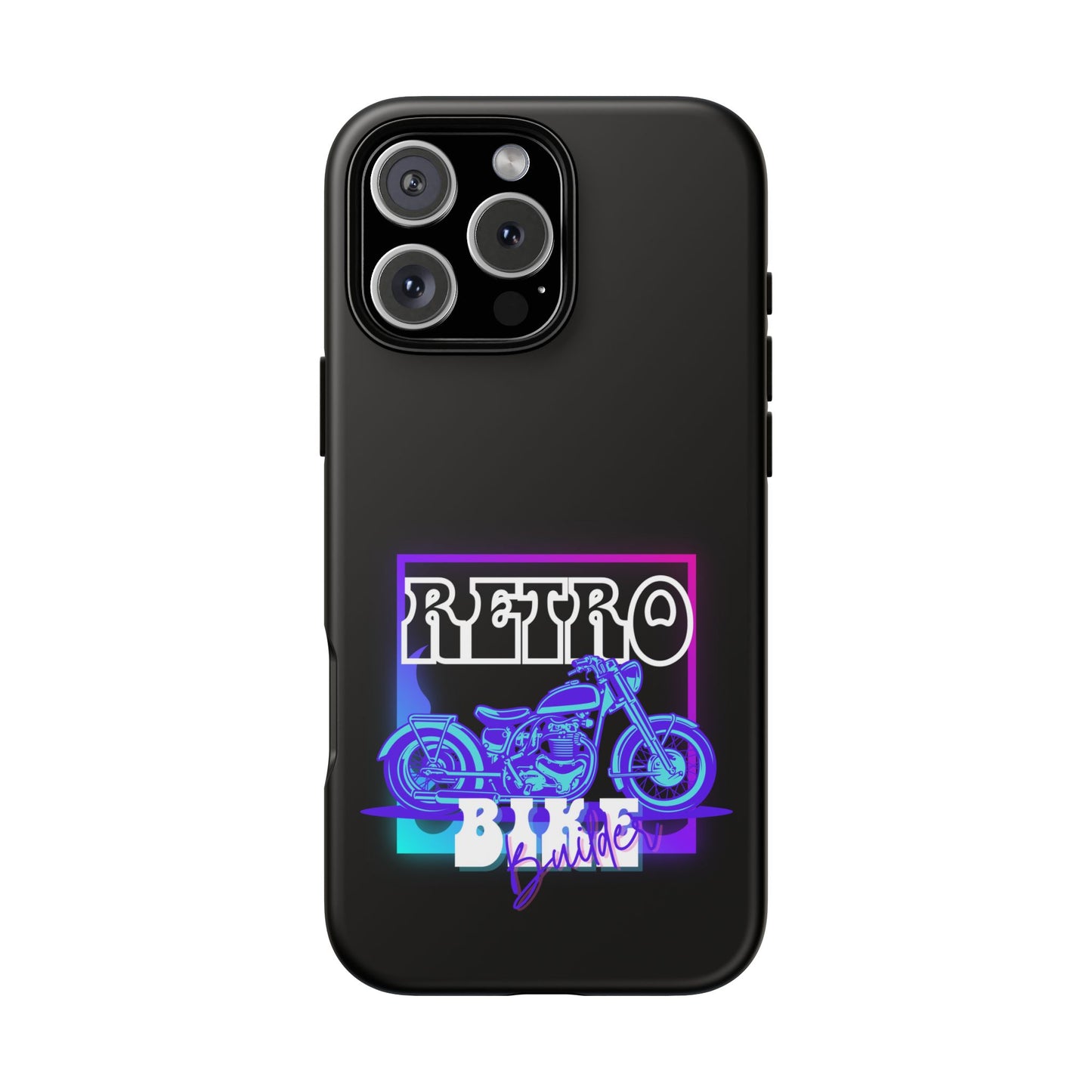 Cell Phone Case | Retro Bike Builder | For iPhone, Samsung Galaxy, and Google Pixel
