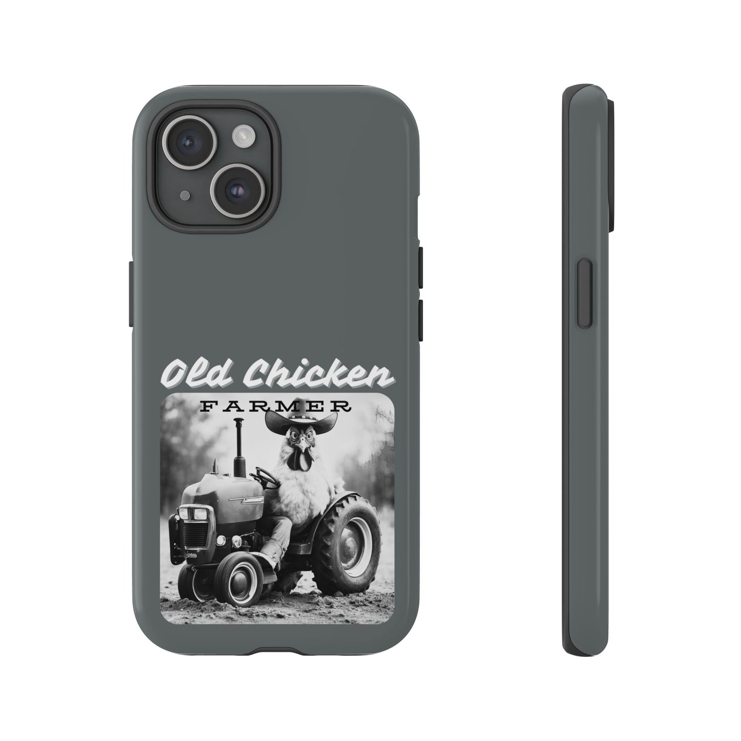 Cell Phone Case | Old Chicken Farmer | For iPhone, Samsung Galaxy, and Google Pixel