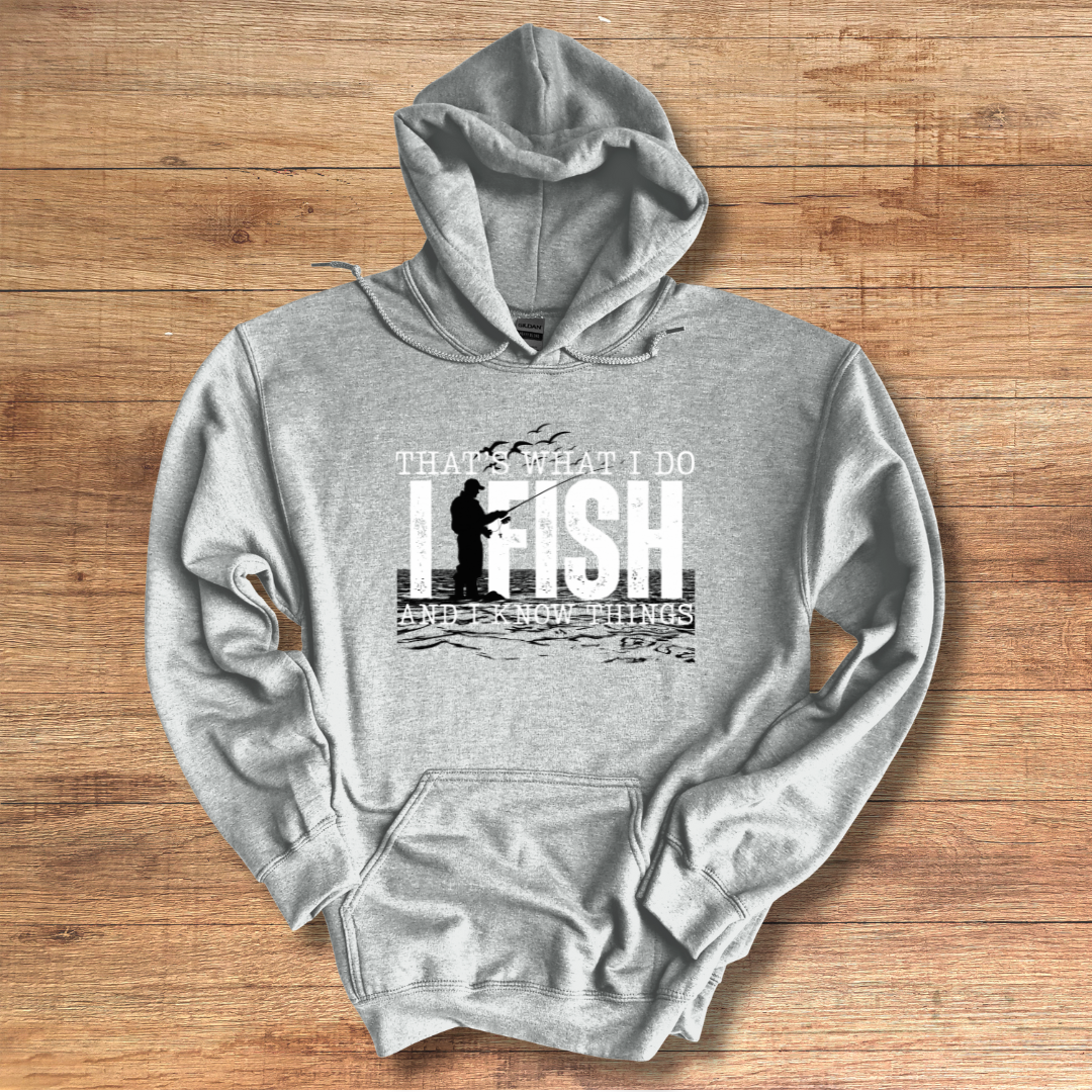 That's What I Do, I Fish Long-Sleeve Hoodie