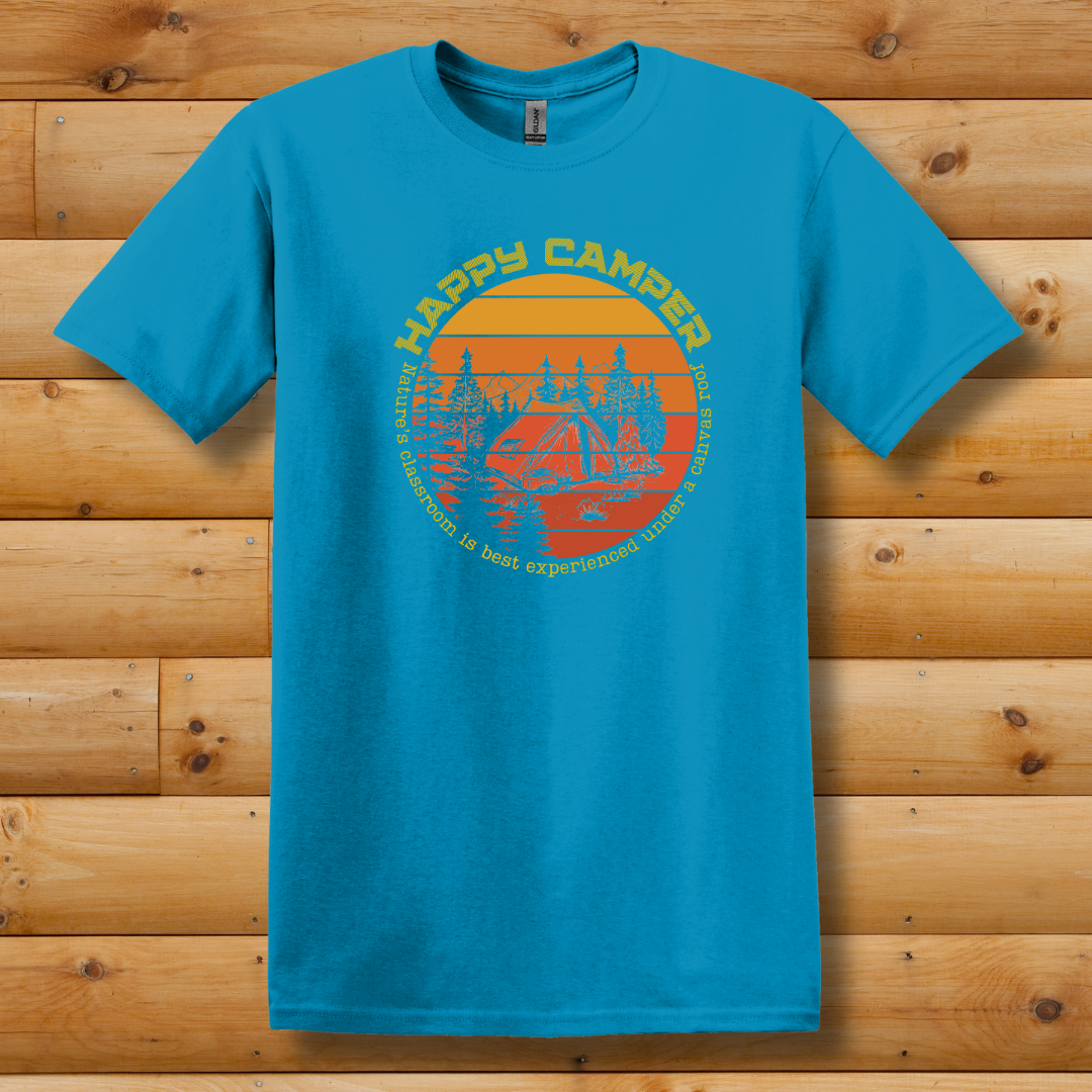 This is image of  Happy Camper T-Shirt version 6