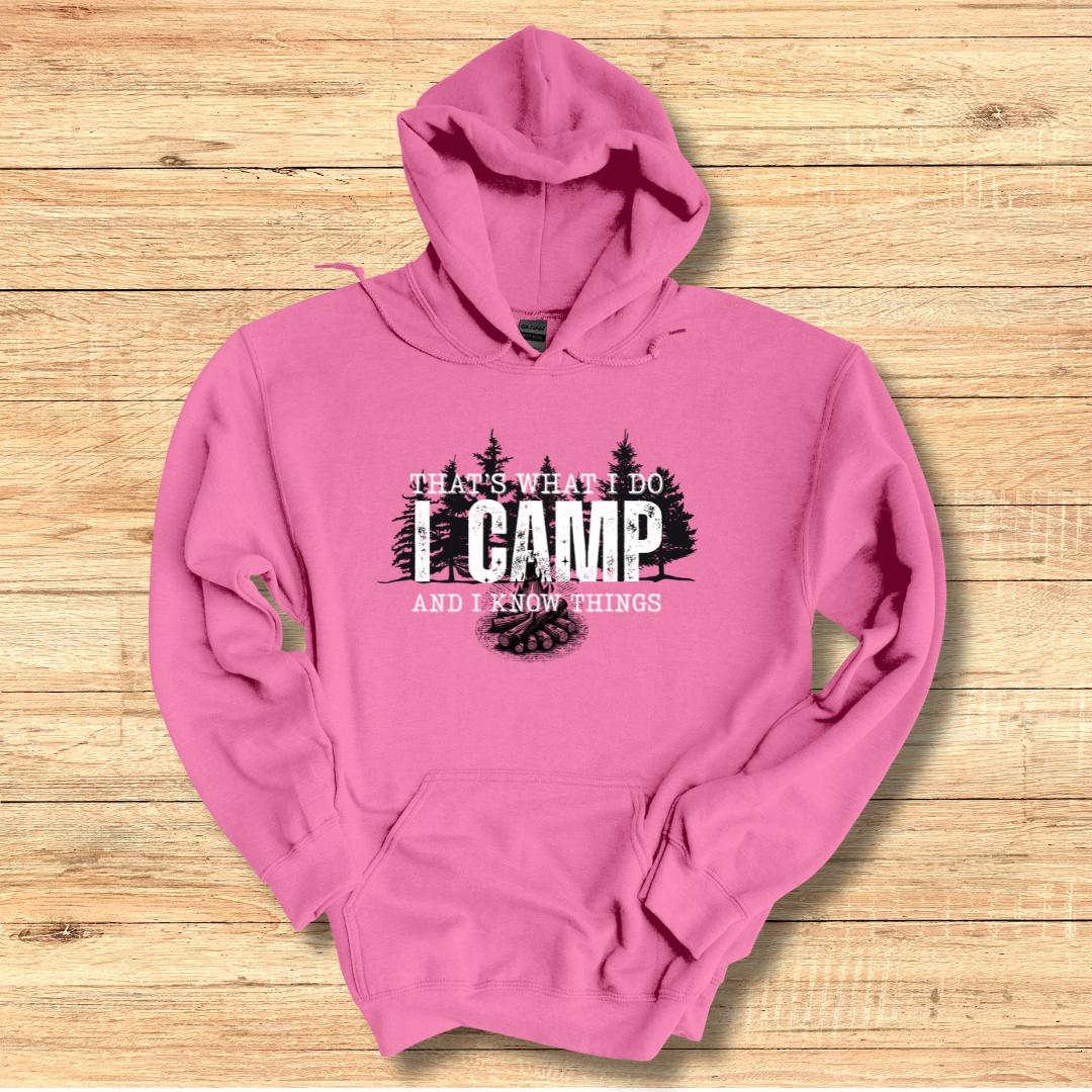 That's What I Do, I Camp Long-Sleeve Hoodie