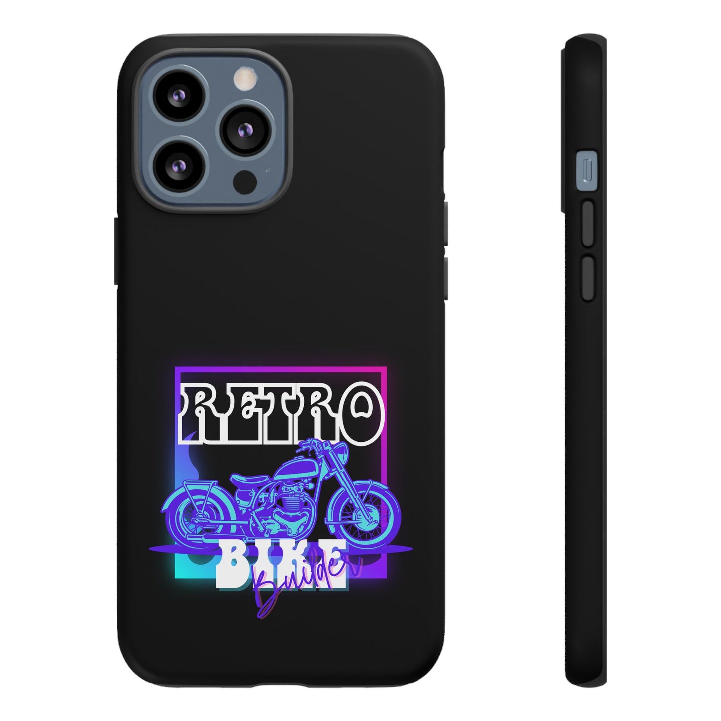 Cell Phone Case | Retro Bike Builder | For iPhone, Samsung Galaxy, and Google Pixel