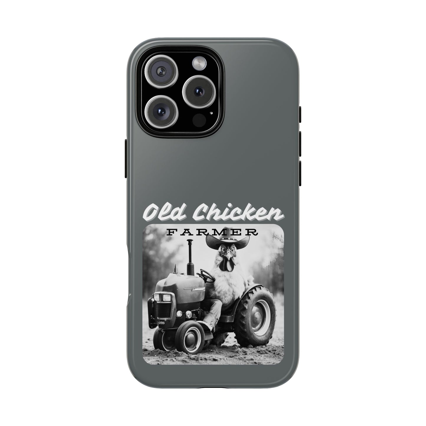 Cell Phone Case | Old Chicken Farmer | For iPhone, Samsung Galaxy, and Google Pixel