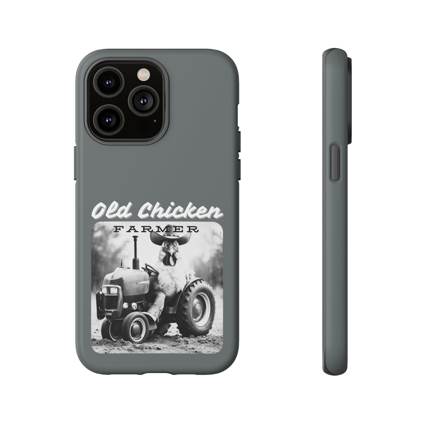 Cell Phone Case | Old Chicken Farmer | For iPhone, Samsung Galaxy, and Google Pixel
