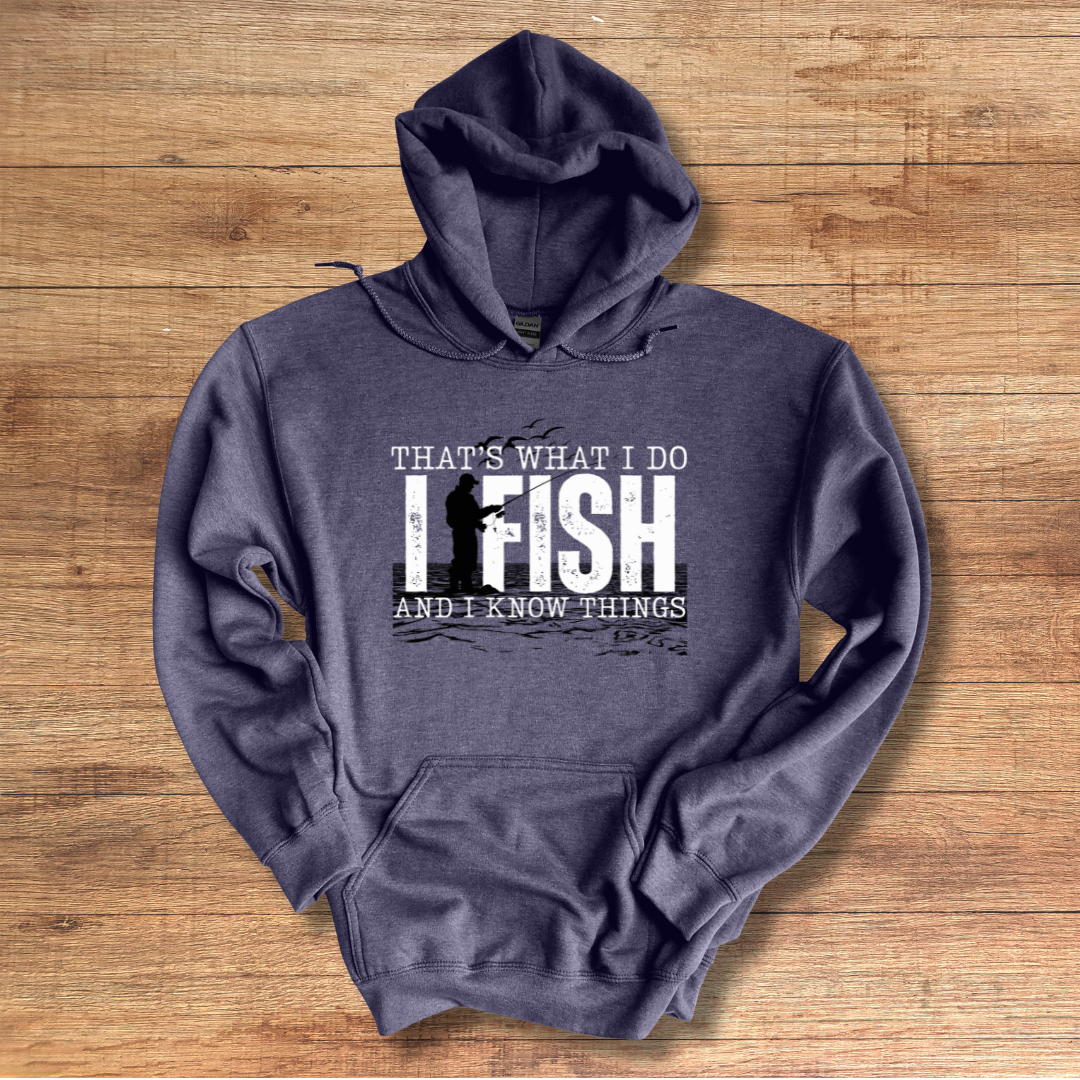 That's What I Do, I Fish Long-Sleeve Hoodie