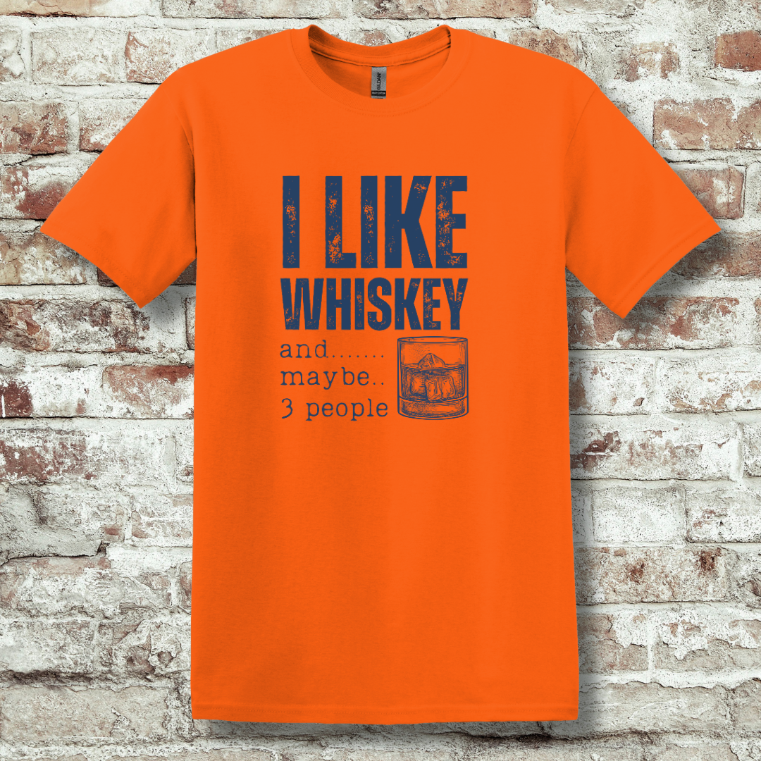 This is image of  I Like Whiskey T-Shirt version 8