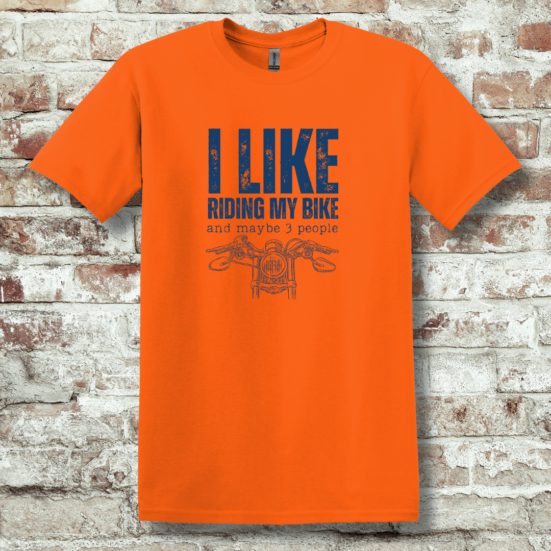 This is image of  I Like Riding My Bike T-Shirt version 12