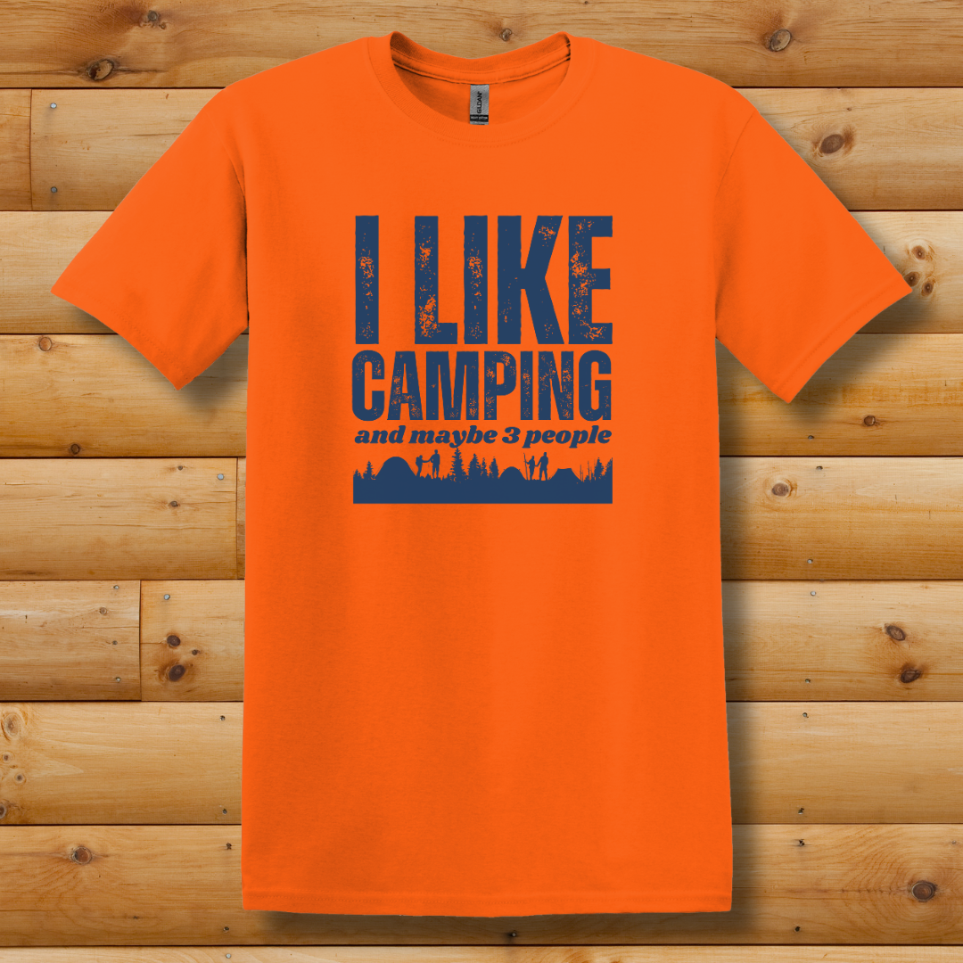This is image of  I Like Camping T-Shirt version 7
