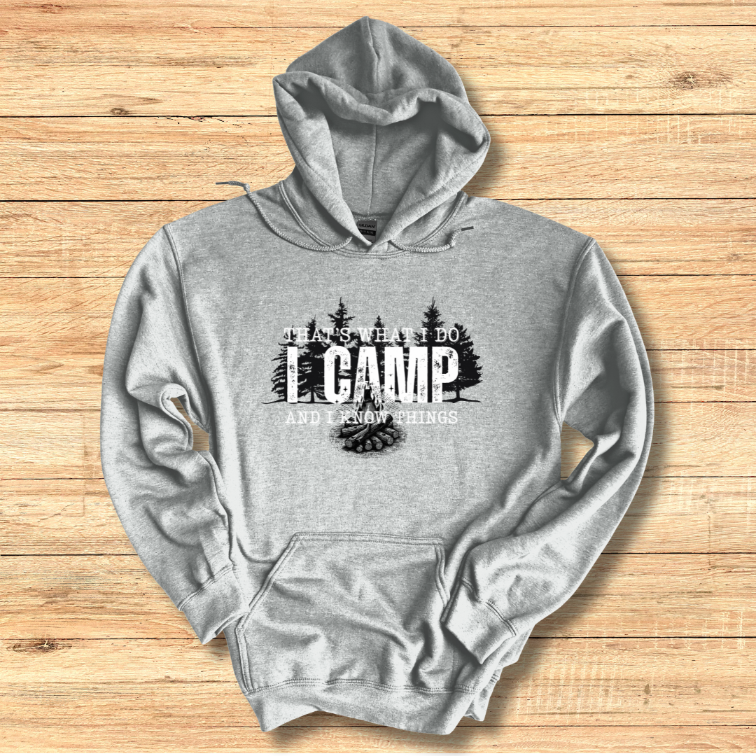 That's What I Do, I Camp Long-Sleeve Hoodie