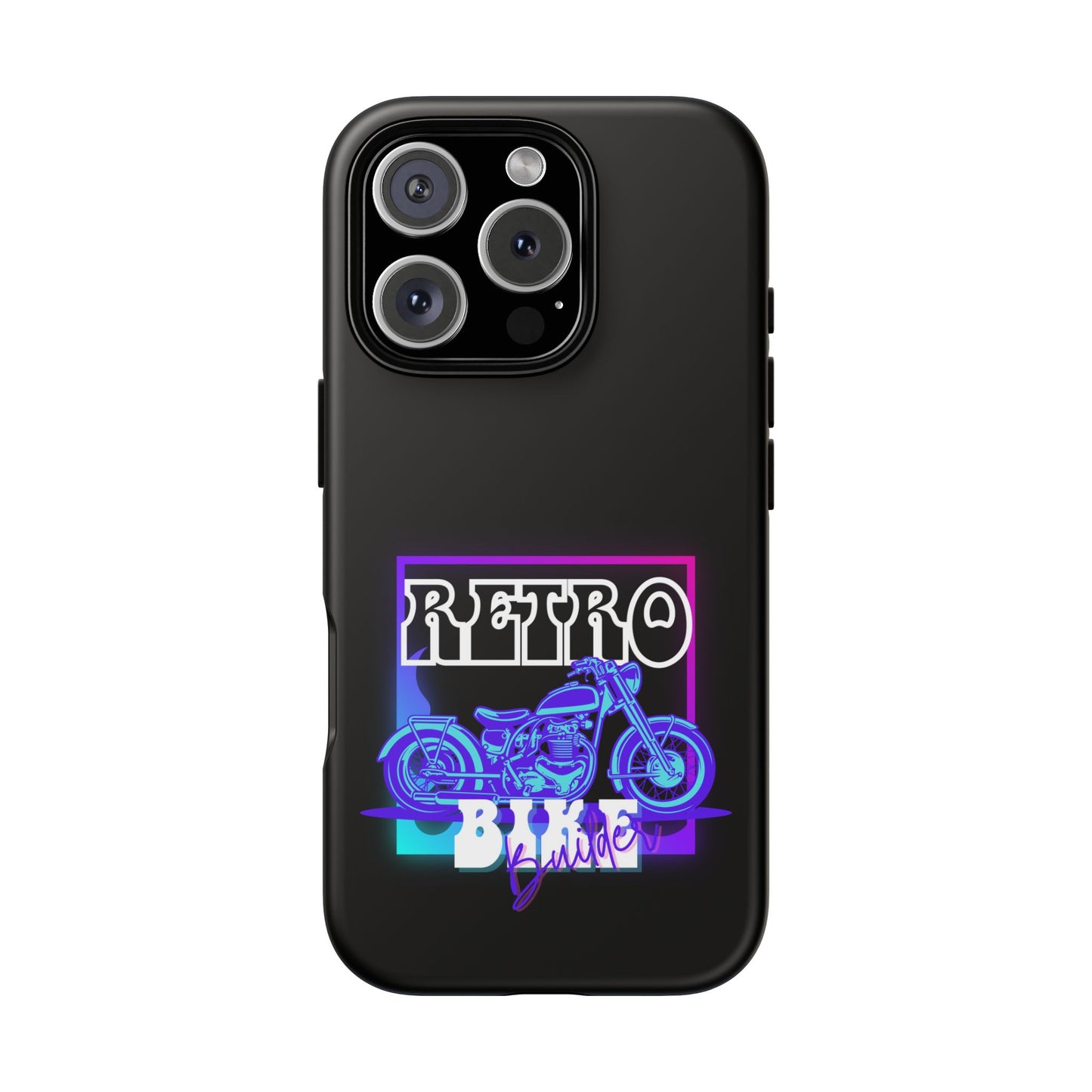 Cell Phone Case | Retro Bike Builder | For iPhone, Samsung Galaxy, and Google Pixel
