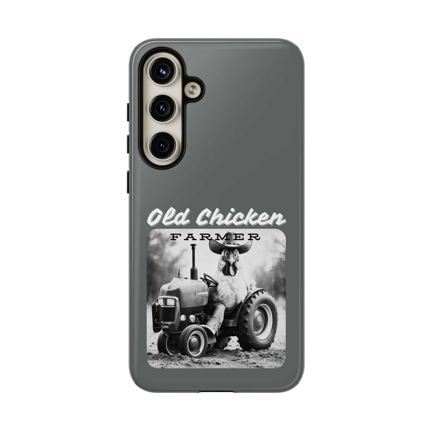 Cell Phone Case | Old Chicken Farmer | For iPhone, Samsung Galaxy, and Google Pixel