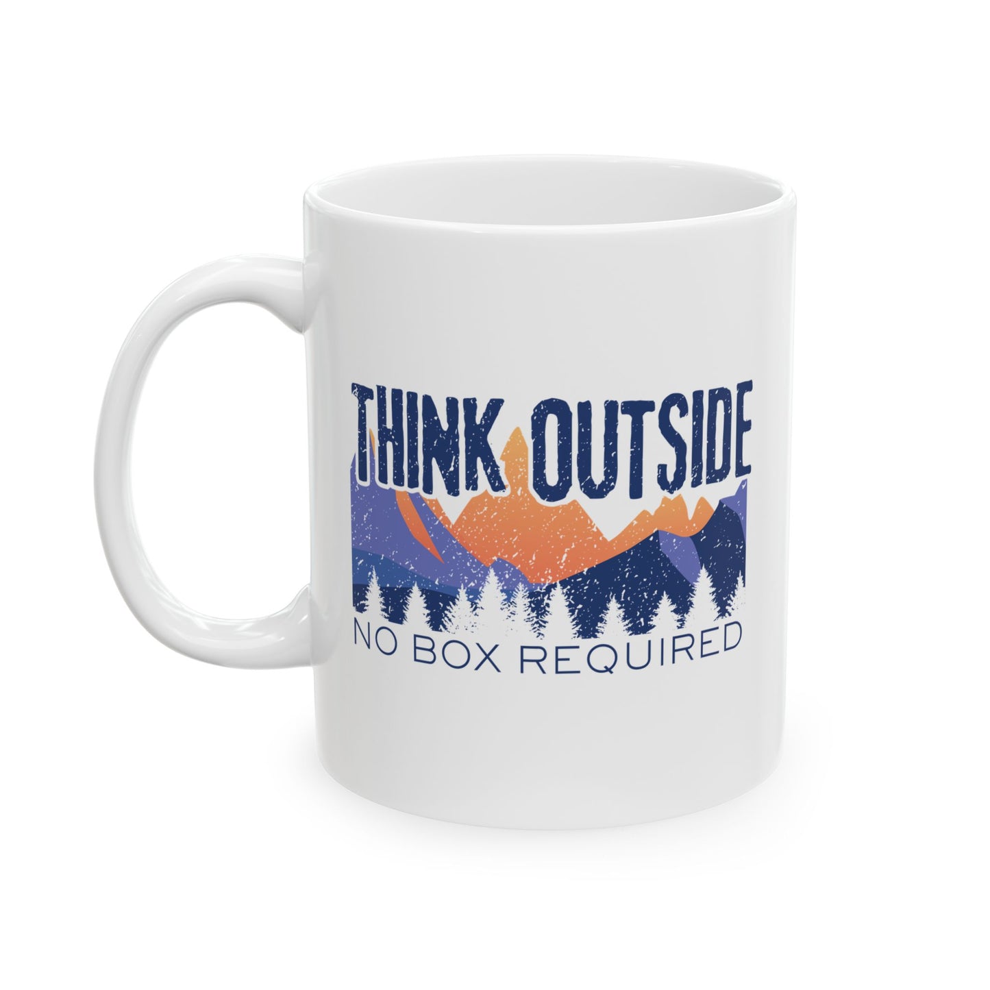 Coffee Mug - Think Outside No Box Required