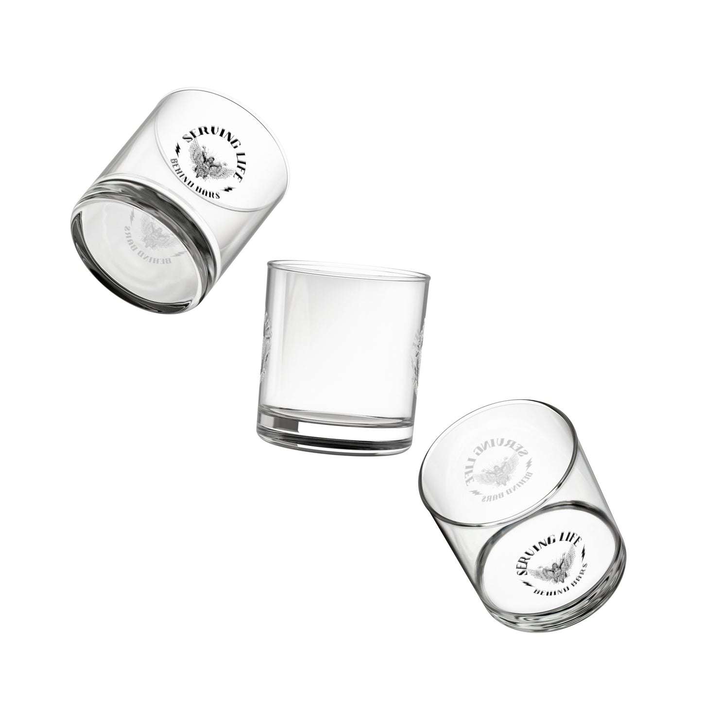 Rocks Glass, 10oz - Serving Life Behind Bars