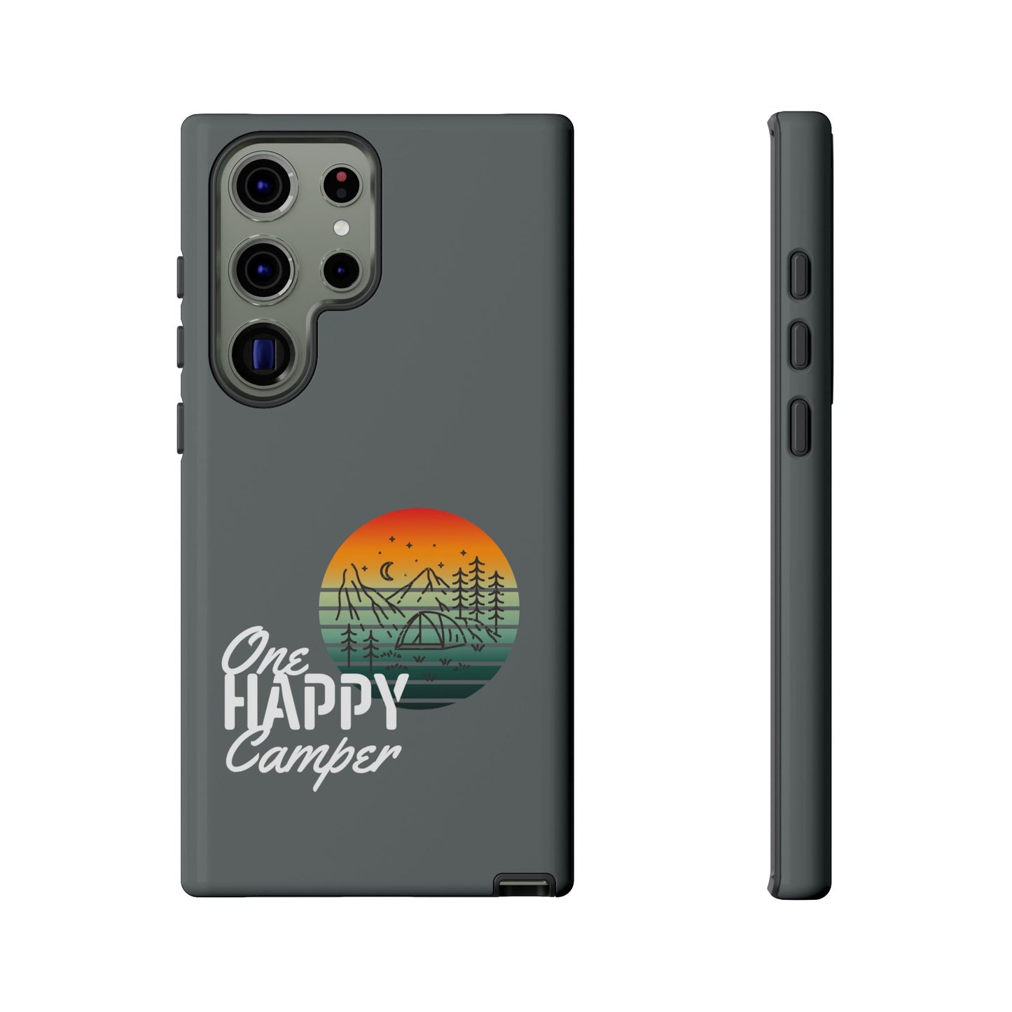 Cell Phone Case | One Happy Camper | For iPhone, Samsung Galaxy, and Google Pixel