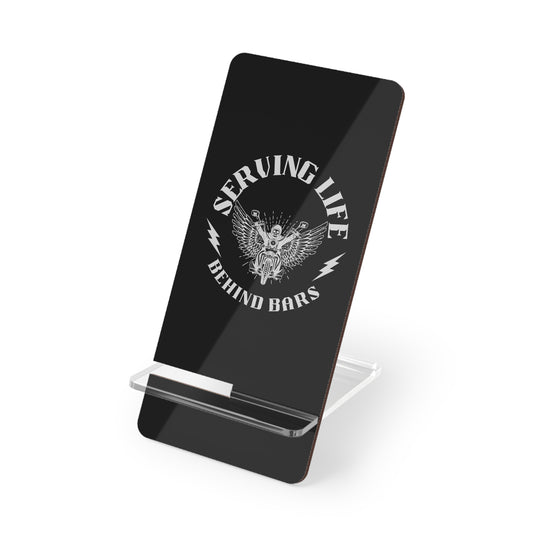 Serving Life Behind Bars, Cell Phone Stand for Desk or Nightstand
