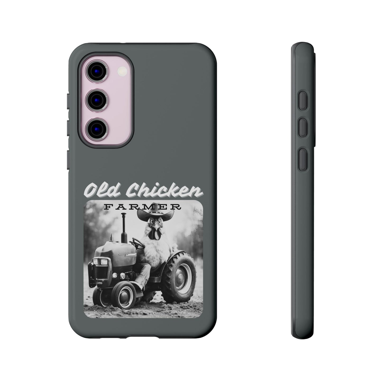 Cell Phone Case | Old Chicken Farmer | For iPhone, Samsung Galaxy, and Google Pixel