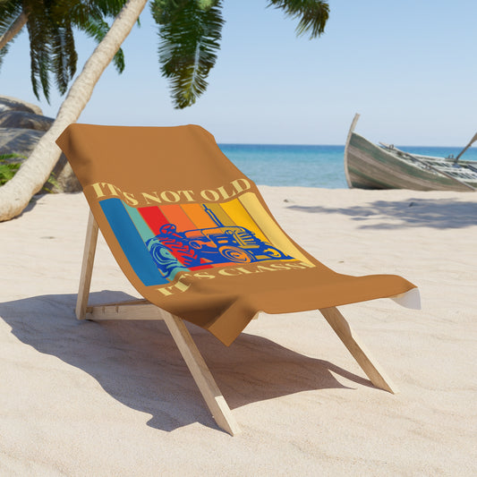 Oak Grove Expressions Beach Towel Big Size | It's Not Old It's Classic