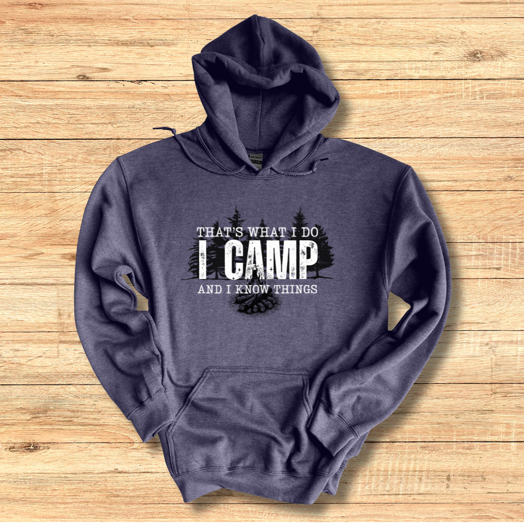 That's What I Do, I Camp Long-Sleeve Hoodie