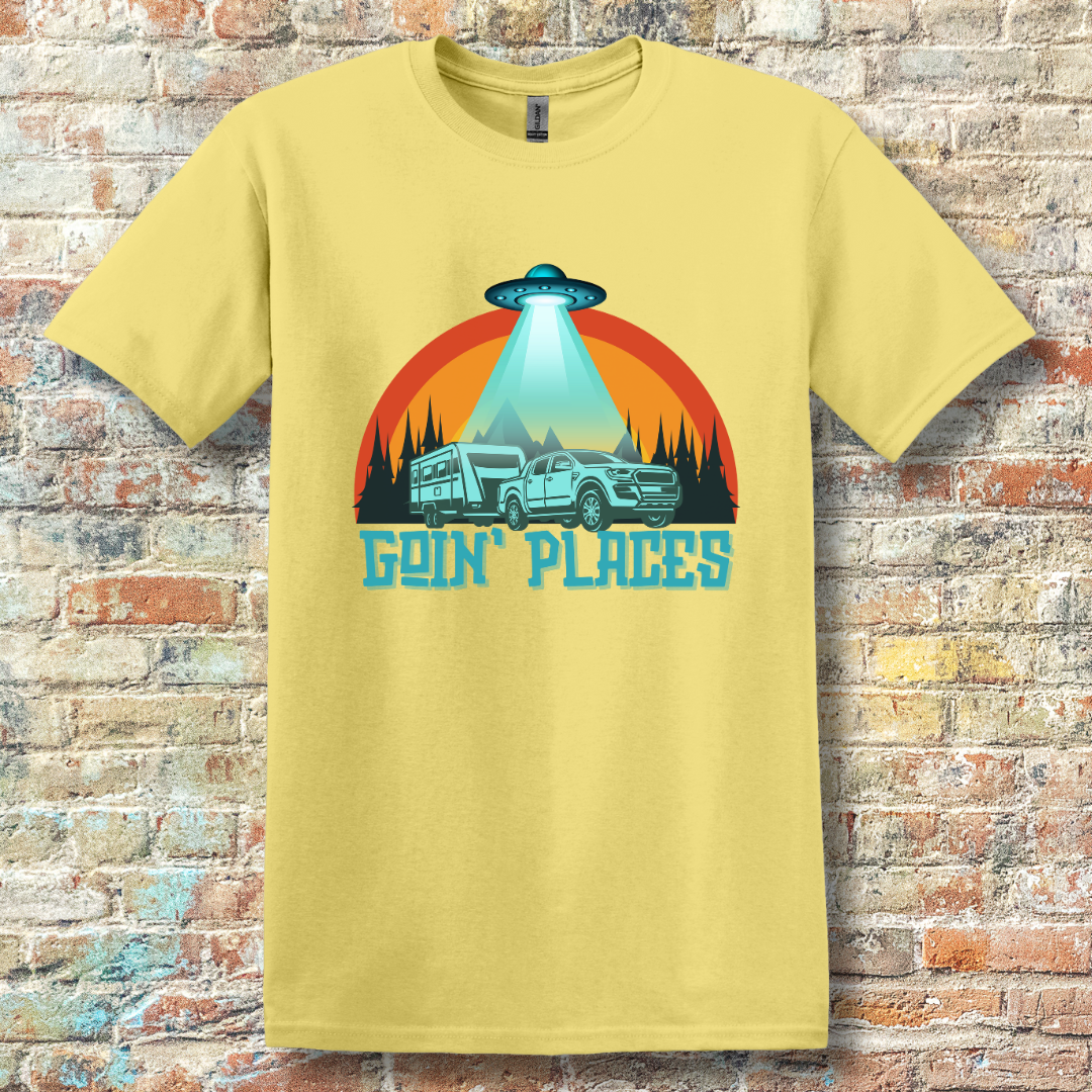 This is image of  Goin Places T-Shirt version 5