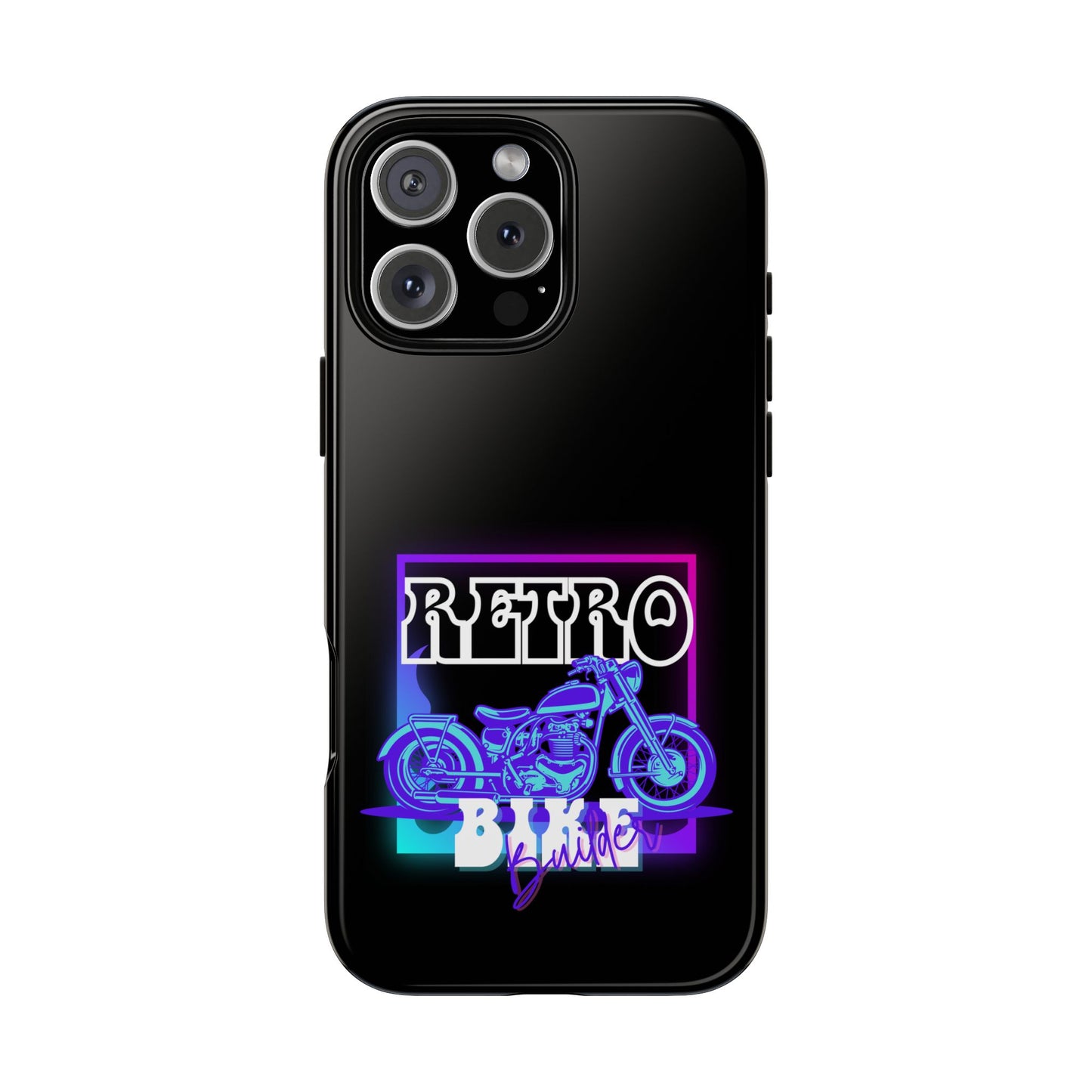 Cell Phone Case | Retro Bike Builder | For iPhone, Samsung Galaxy, and Google Pixel