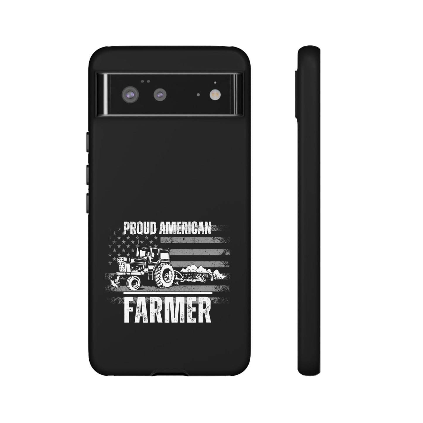 Cell Phone Case | Proud American Farmer | For iPhone, Samsung Galaxy, and Google Pixel
