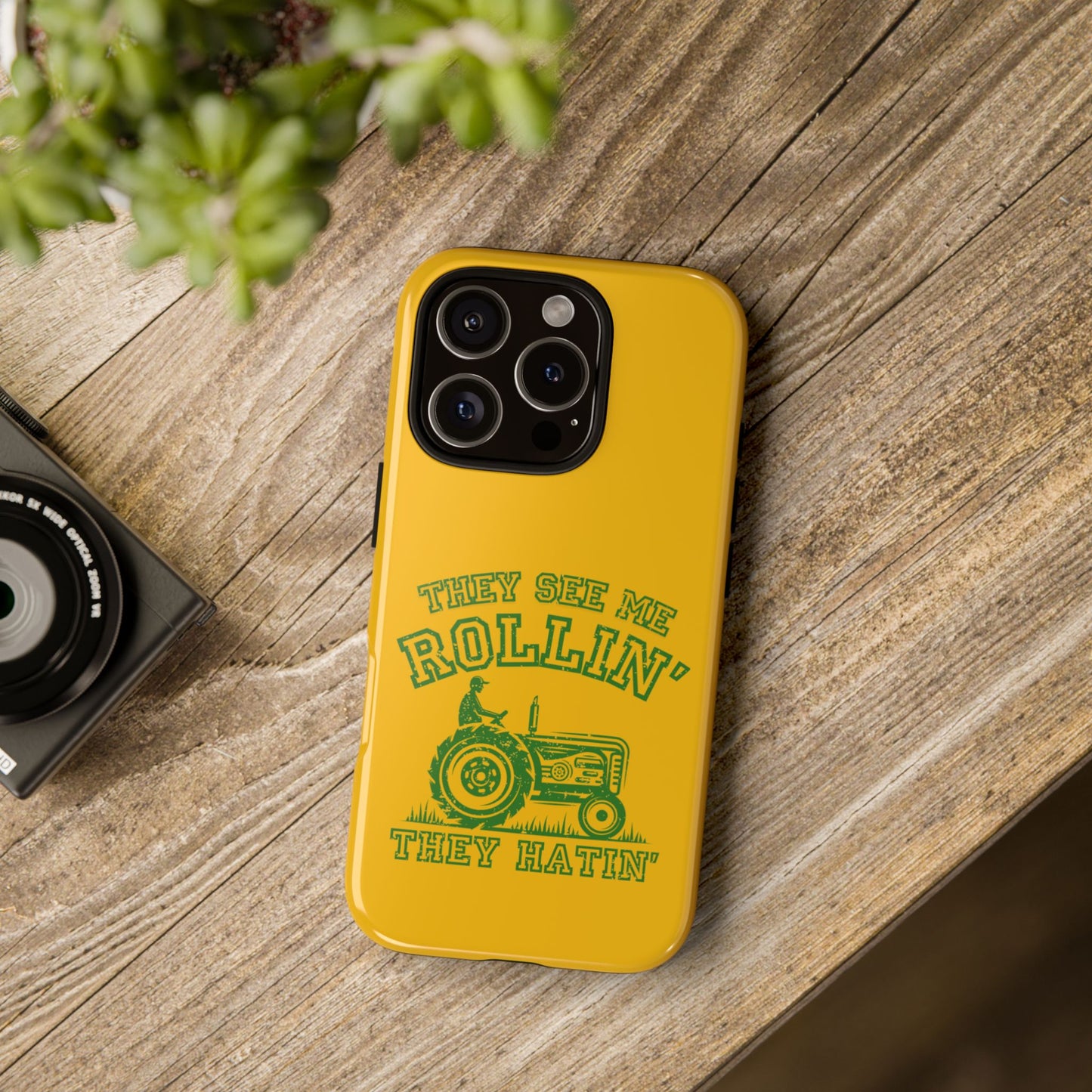 Cell Phone Case | They See Me Rollin They Hatin Tractor | For iPhone, Samsung Galaxy, and Google Pixel