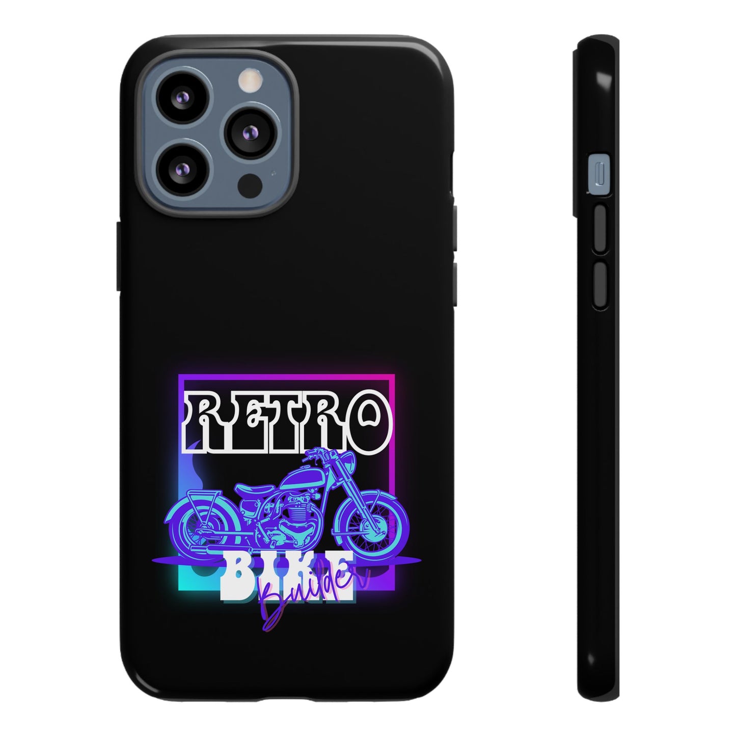 Cell Phone Case | Retro Bike Builder | For iPhone, Samsung Galaxy, and Google Pixel