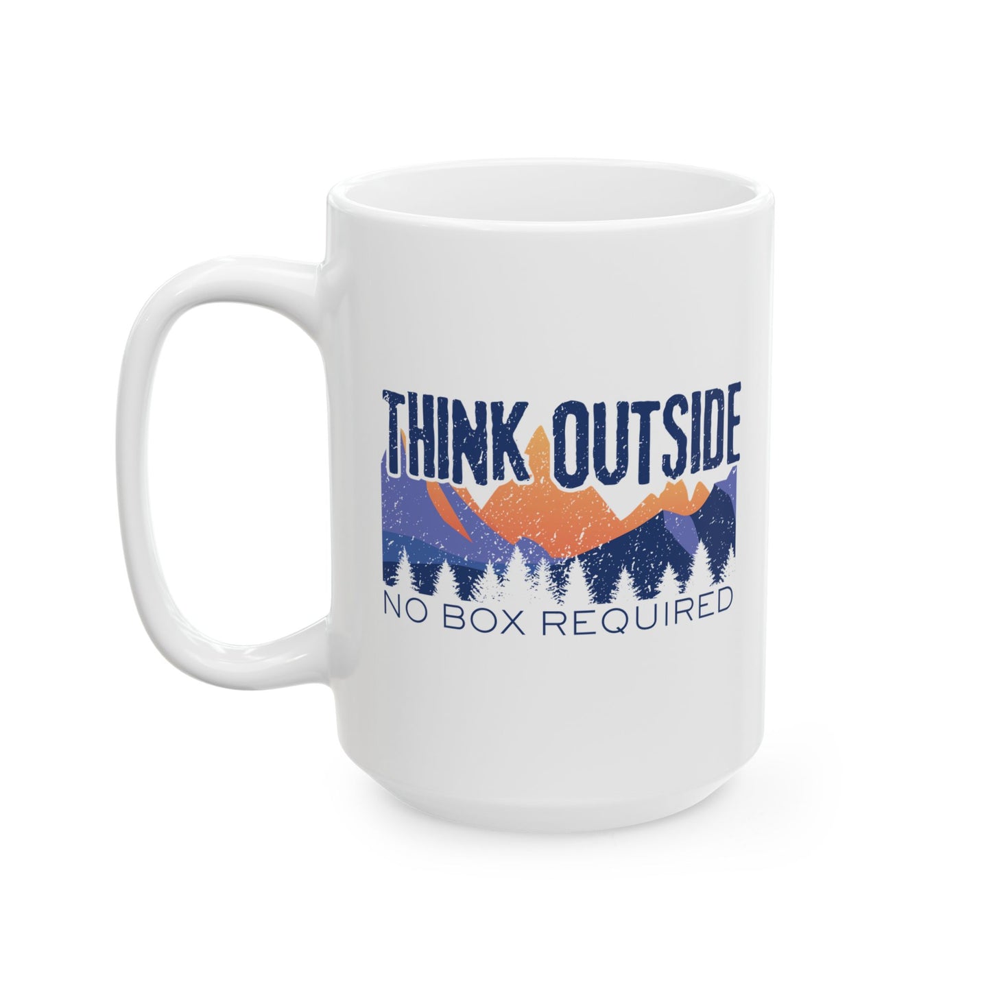 Coffee Mug - Think Outside No Box Required