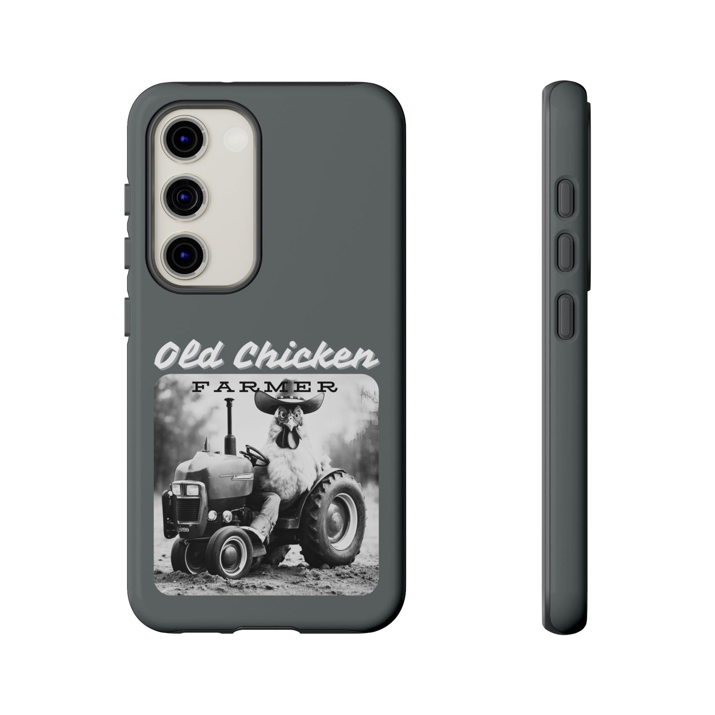 Cell Phone Case | Old Chicken Farmer | For iPhone, Samsung Galaxy, and Google Pixel