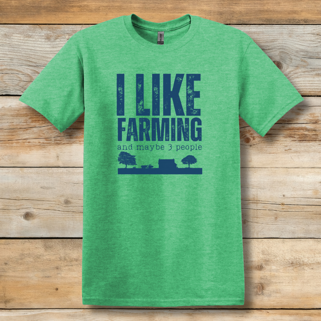 This is image of  I Like Farming T-Shirt version 14