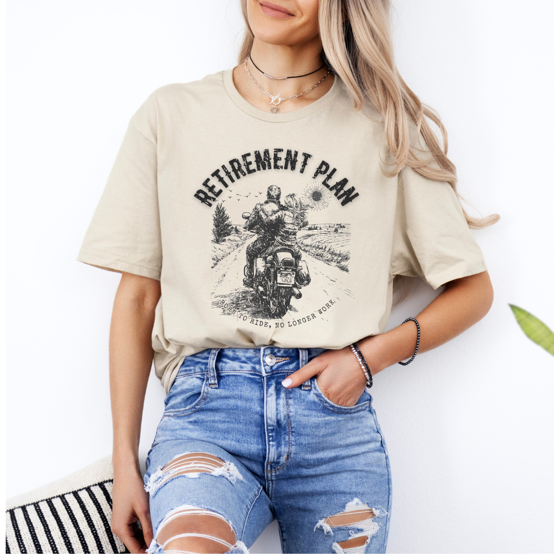 Biker Retirement Plan T-Shirt