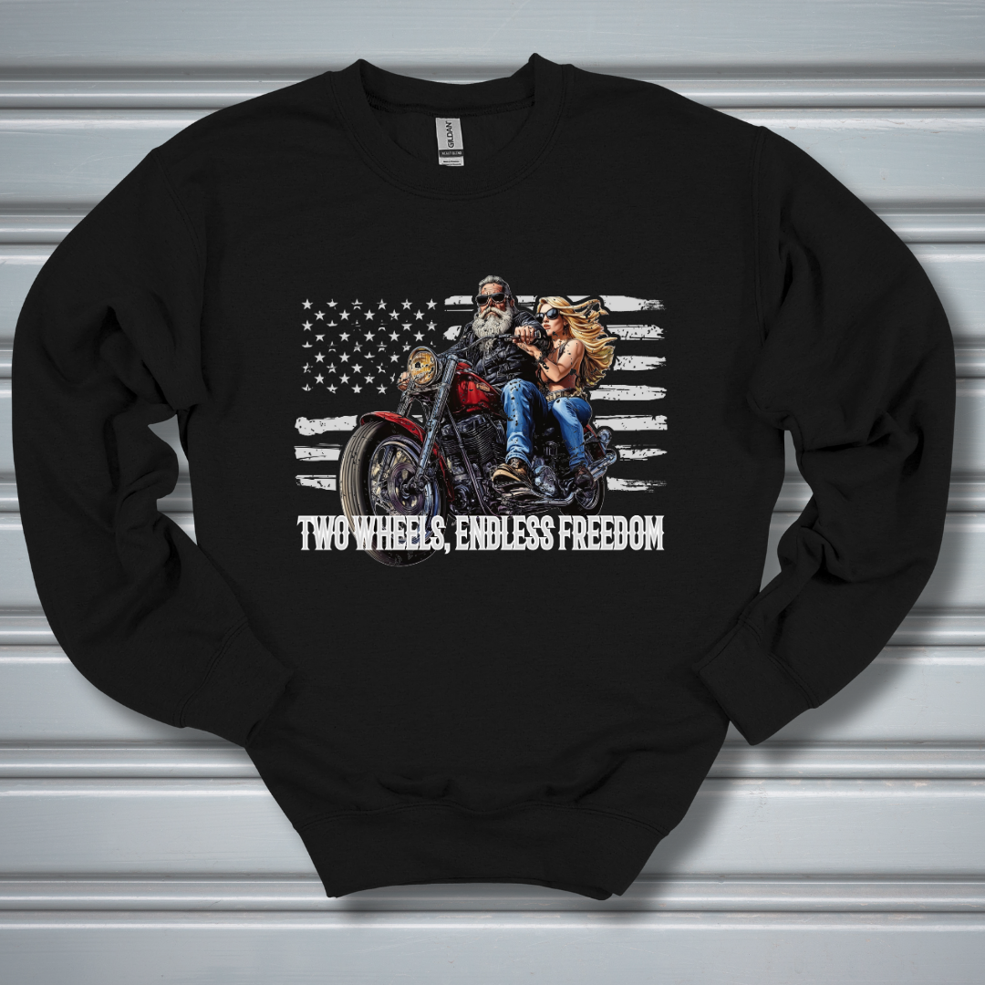 Two Wheels, Endless Freedom Sweatshirt