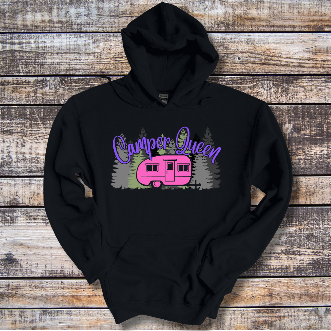 Camper Queen Long-Sleeve Hoodie