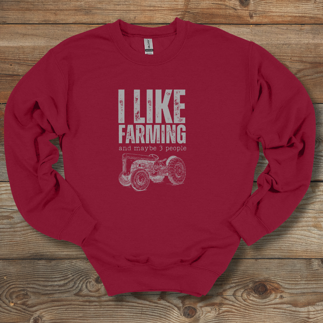 I Like Farming, Tractor Version, Sweatshirt