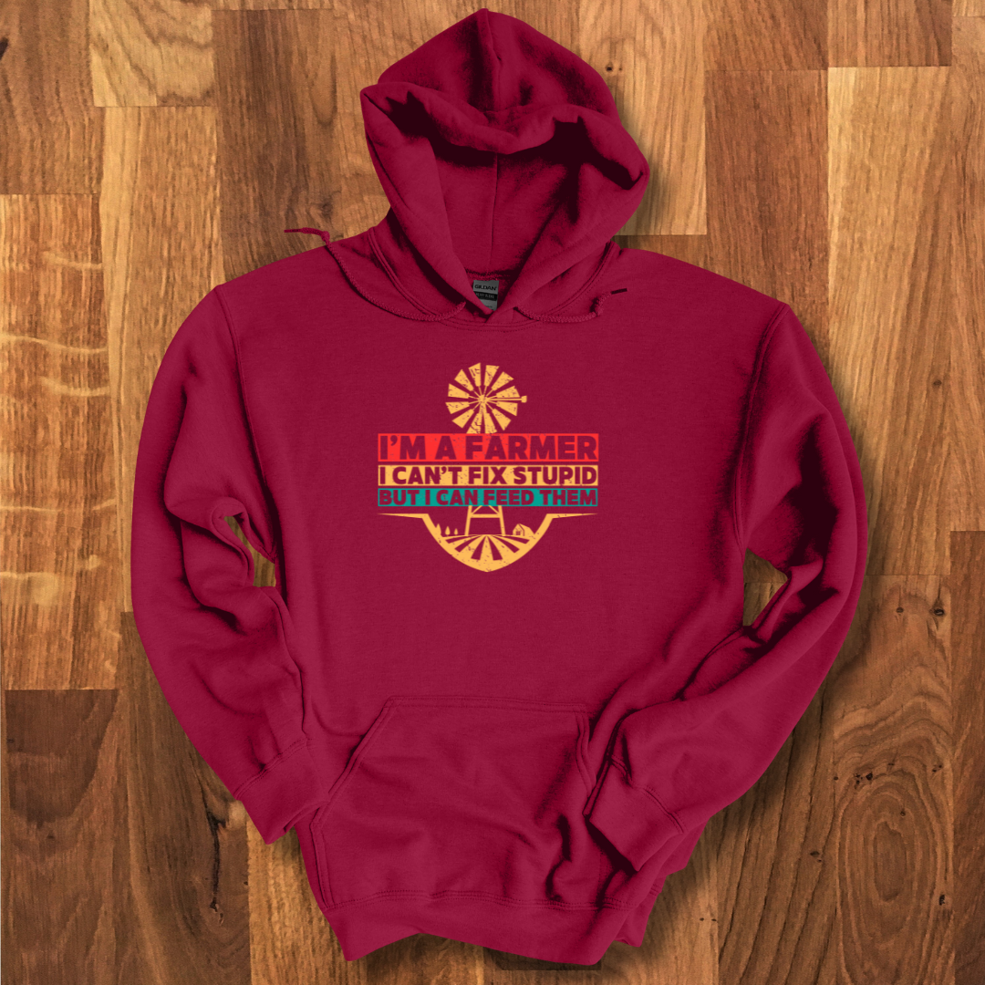 I'm A Farmer Long-Sleeve Hoodie | Gift Ideas for Farmers