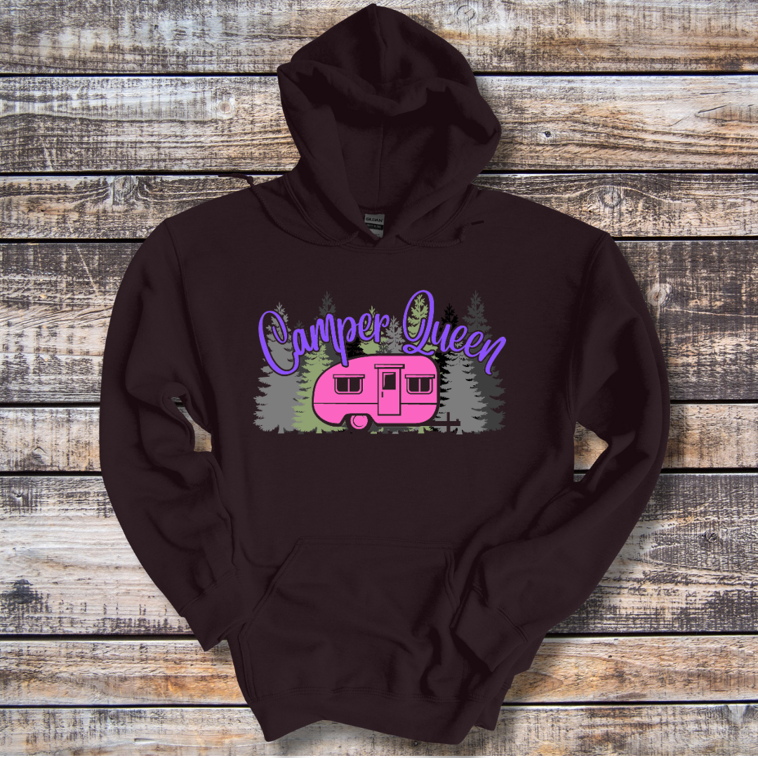 Camper Queen Long-Sleeve Hoodie