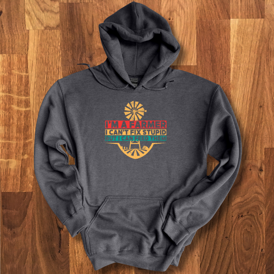 I'm A Farmer Long-Sleeve Hoodie | Gift Ideas for Farmers