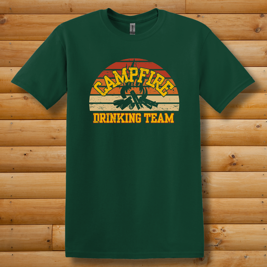 Campfire Drinking Team T-Shirt | Campfire Beers