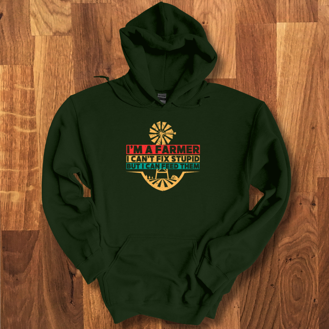 I'm A Farmer Long-Sleeve Hoodie | Gift Ideas for Farmers
